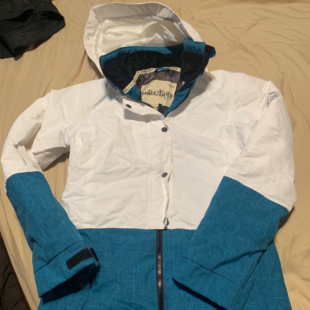 Planetearth Two-Tone Snowboarding Snow Jacket